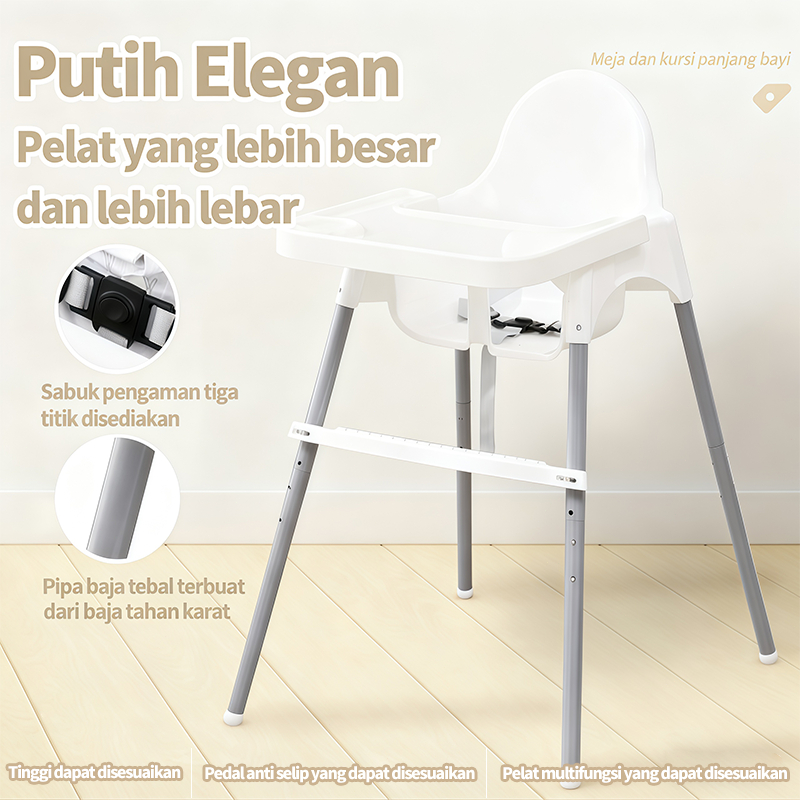 kursi makan untuk baby Multifungsi  Meja Kursi Makan Bayi Bisa DilepasTempat Makan bayi