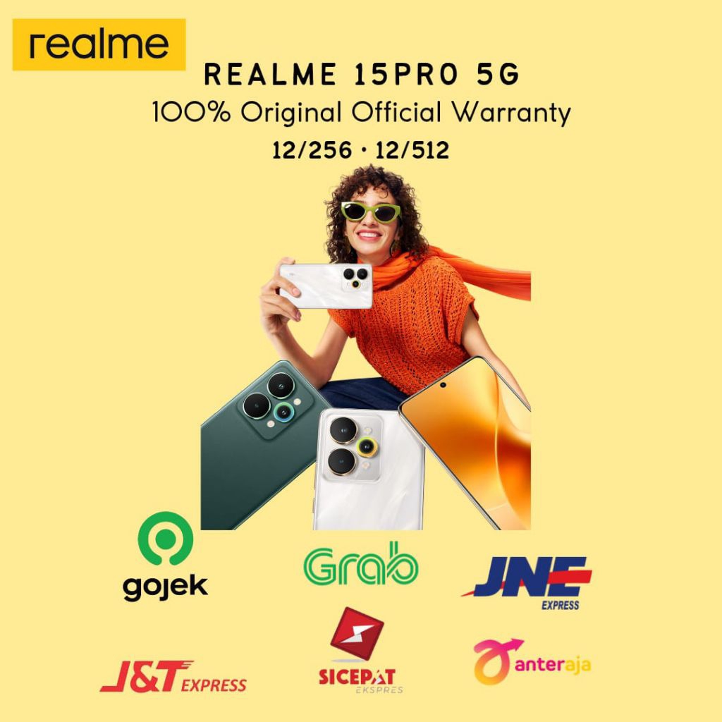 Realme 15pro 5G 12/256 12/512 Garansi Resmi