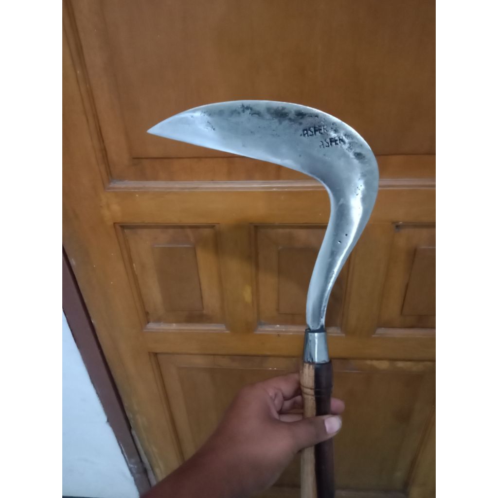 Arit ASPER Model Jawa Baja Premium Sabit Tani Rumput Panen Padi Kuat Super Tajam