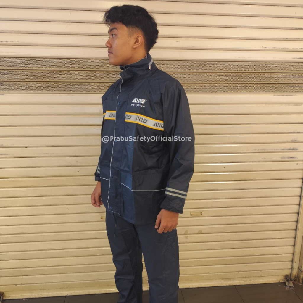 Jas Hujan Axio Navy Original 100% | Mantel Axio Anti Rembes