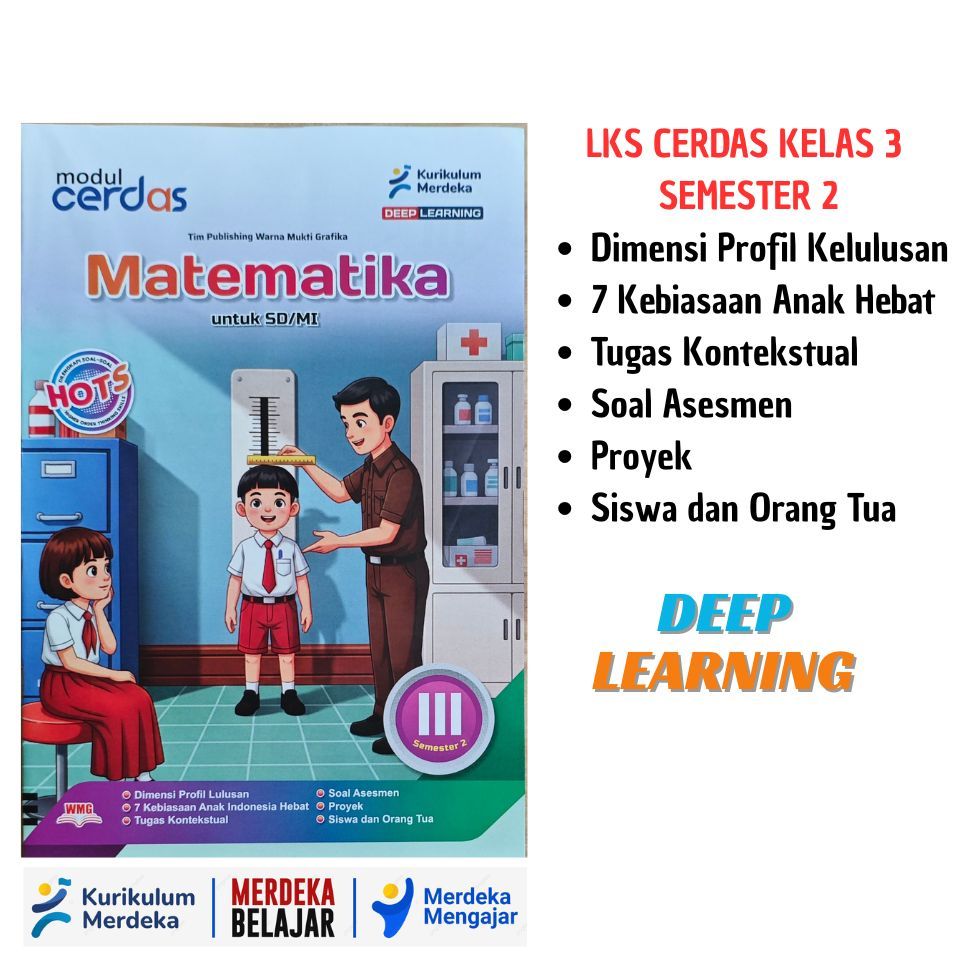 Lks Cerdas Kelas 3 Semester 2 Matematika Kurmer Deep Learning #bukuterbaik