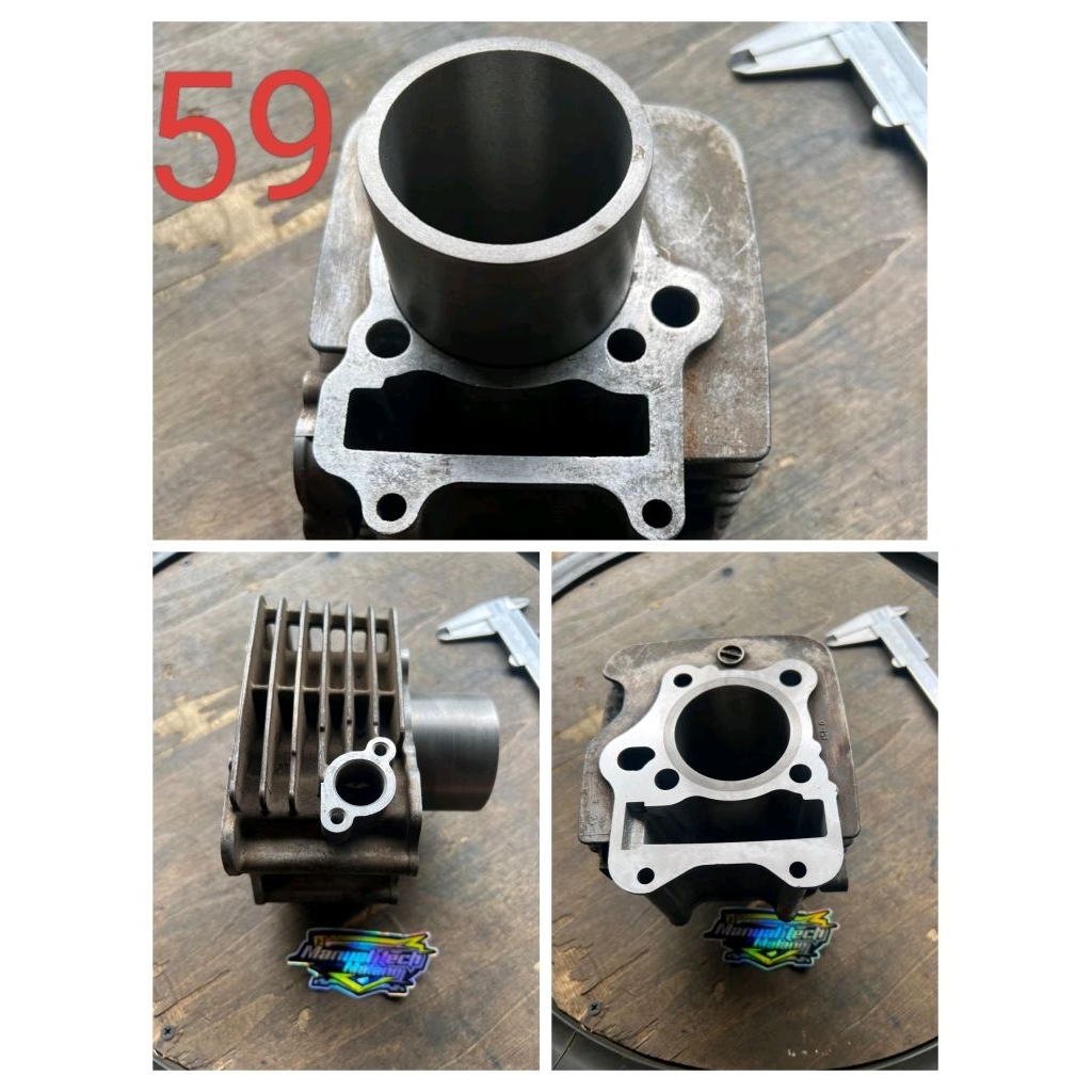 blok shogun 125 bore up liner 64 bisa untuk piston 55 56 57 58 59 60 61