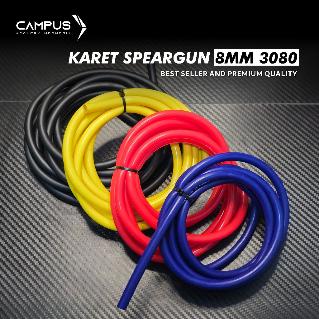 Karet Speargun 8MM 3080 Spearfishing Rubber Premium Karet Panah Ikan