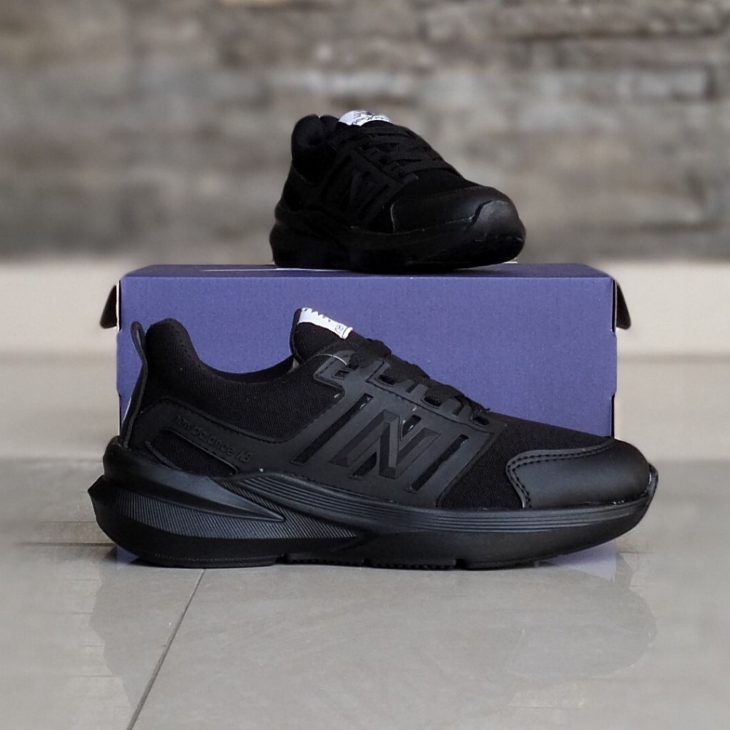 TERBARUSEPATU RUNNING COWOK CEWEK / SEPATU SNEAKERS NB HITAM SIZE 36 - 43 PREMIUM  SEPATU SEKOLAH KU