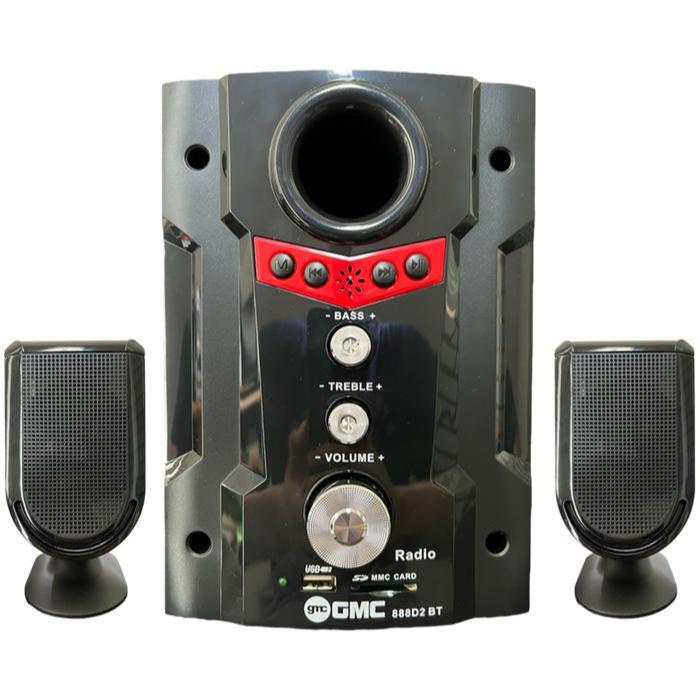 Speaker Multimedia 2.1 Stereo GMC 888D2 BT Bluetooth Speaker Aktif
