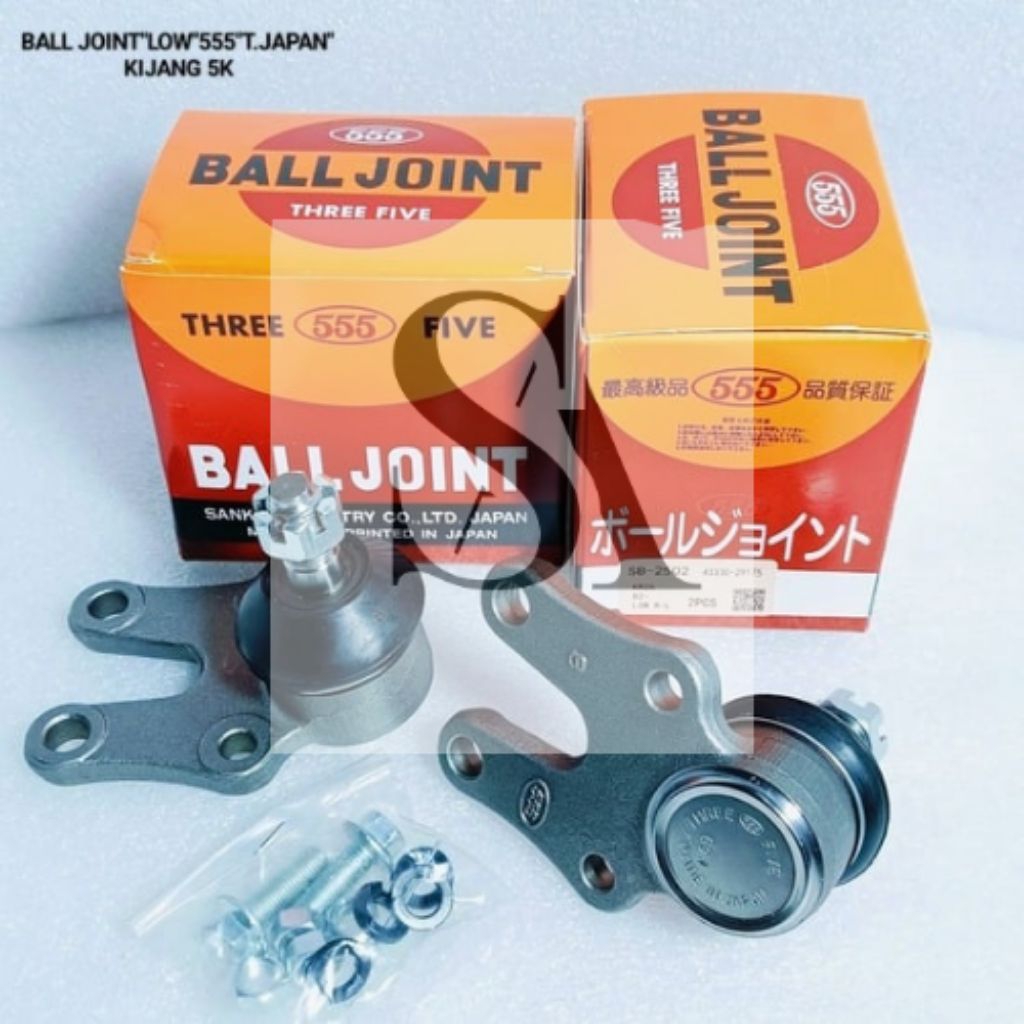 BALL JOINT LOWER ARM LOW BAWAH TOYOTA KIJANG 5K 7K KIJANG KAPSUL KIJANG EFI ORIGINAL 555 JAPAN 1PCS