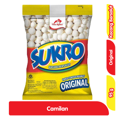 Dua Kelinci Sukro Kacang Atom Original 95 g (Harga per-2 pcs)