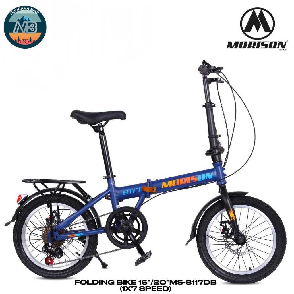 Pacific Bike Morison Lipat 8117 DB 20" Modern || Pacific Bike Edisi Khusus Lipat 8117 DB Stylish