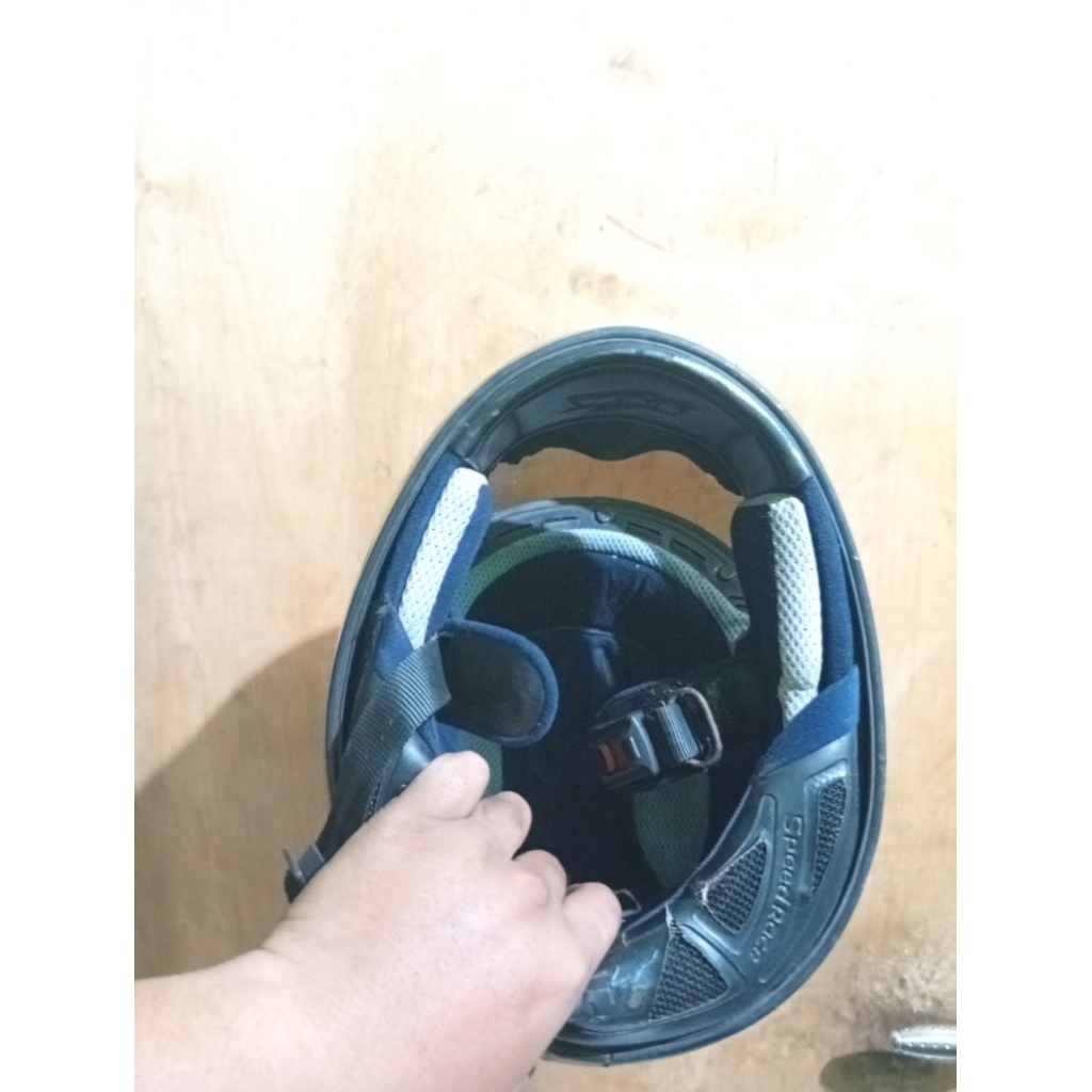 Helm Ink Cl 25 fullface jadul Motif pedang ukuran m