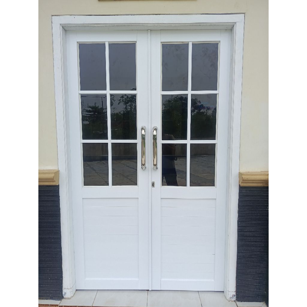 PINTU.DOBEL.ALUMINIUM.ORNAMEN.KOMBINASI.PANEL+KUSEN