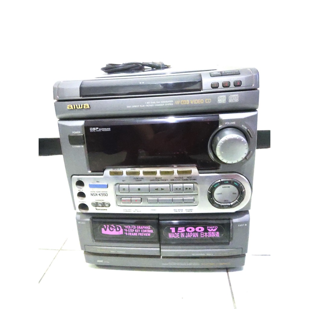 Tape Compo Aiwa 1500W