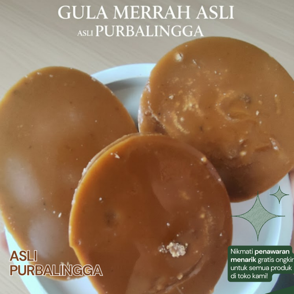 Gula Merah Asli 1Kg | Tanpa Campuran Legit Harum Kering Asli Purbalingga