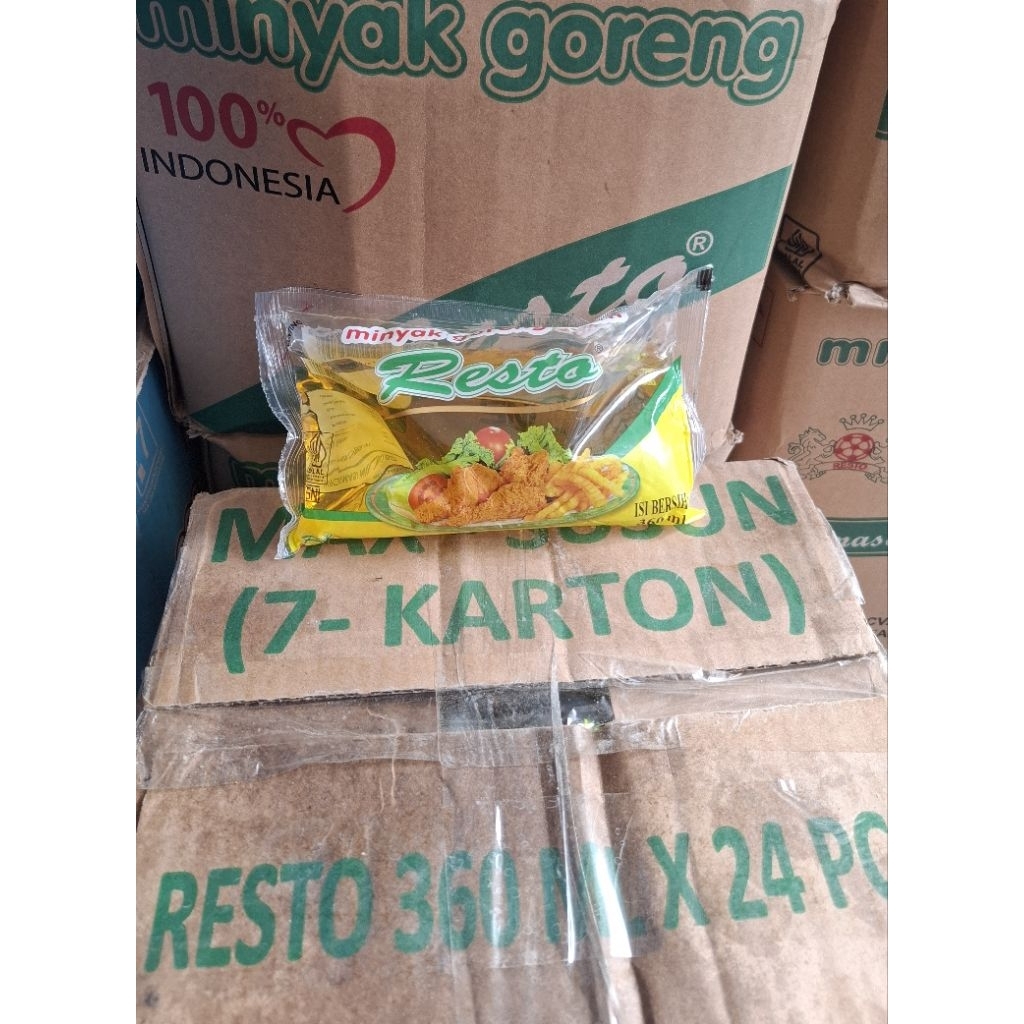 Minyak Goreng Resto 360ml 1 DUS isi 24