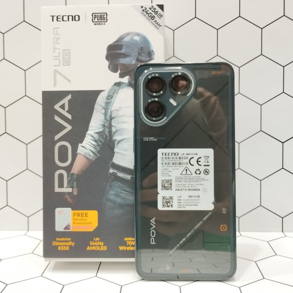 TECNO POVA 7 ULTRA 5G 12/256GB HP SECOND FULLSET