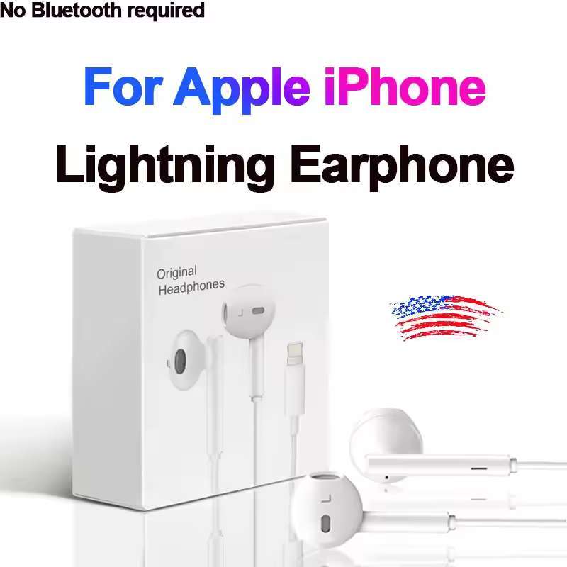 Headset EarPods Ibox Connector Earphone iPhone Original 100%