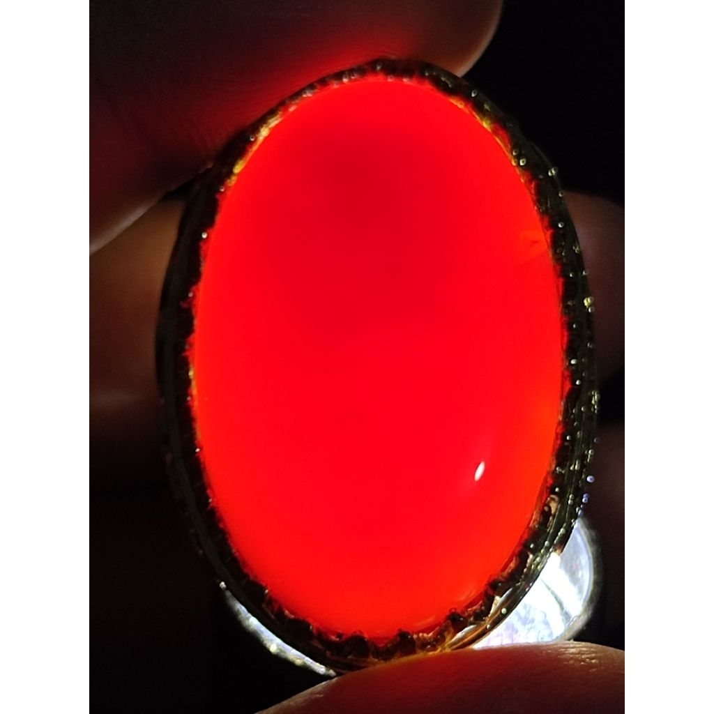 Natural Chalcedony / Batu Red Rafflesia, WARNA RED BARON NATURAL, JUMBO, SERAT KURA