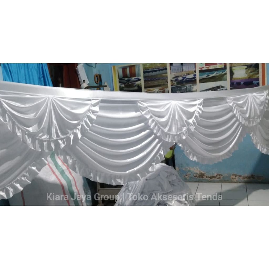 Rumbai Tenda Model Kipas [costum  warna]
