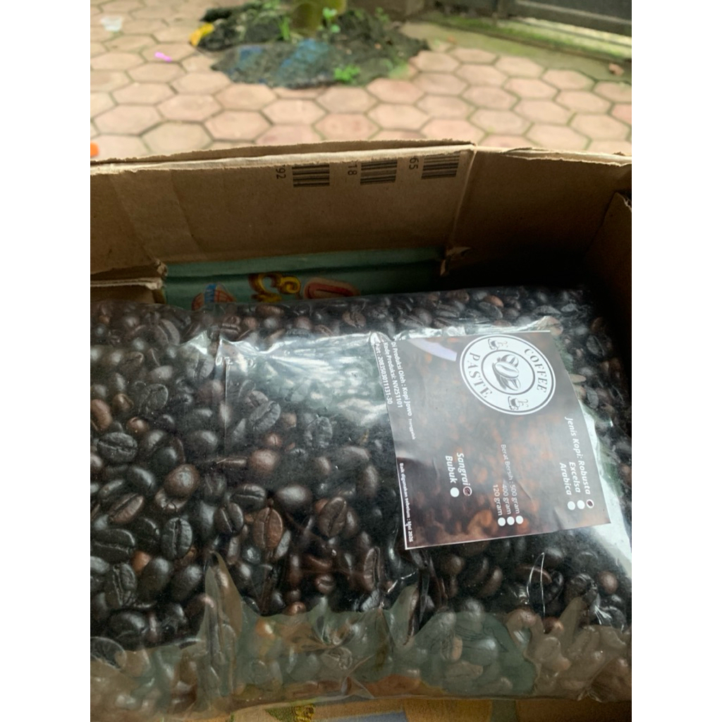 Biji Kopi Sangrai Robusta 1/4 Kg Biji Kopi Matang Biji Kopi Roasting Biji Kopi Robusta Kopi Robusta 