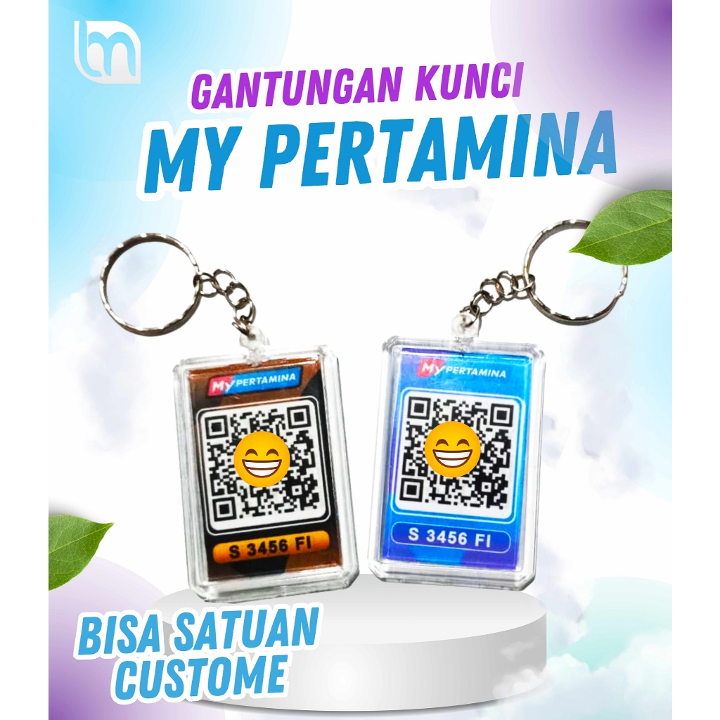 Gantungan Kunci My Pertamina , Ganci My Pertamina  Akrilik