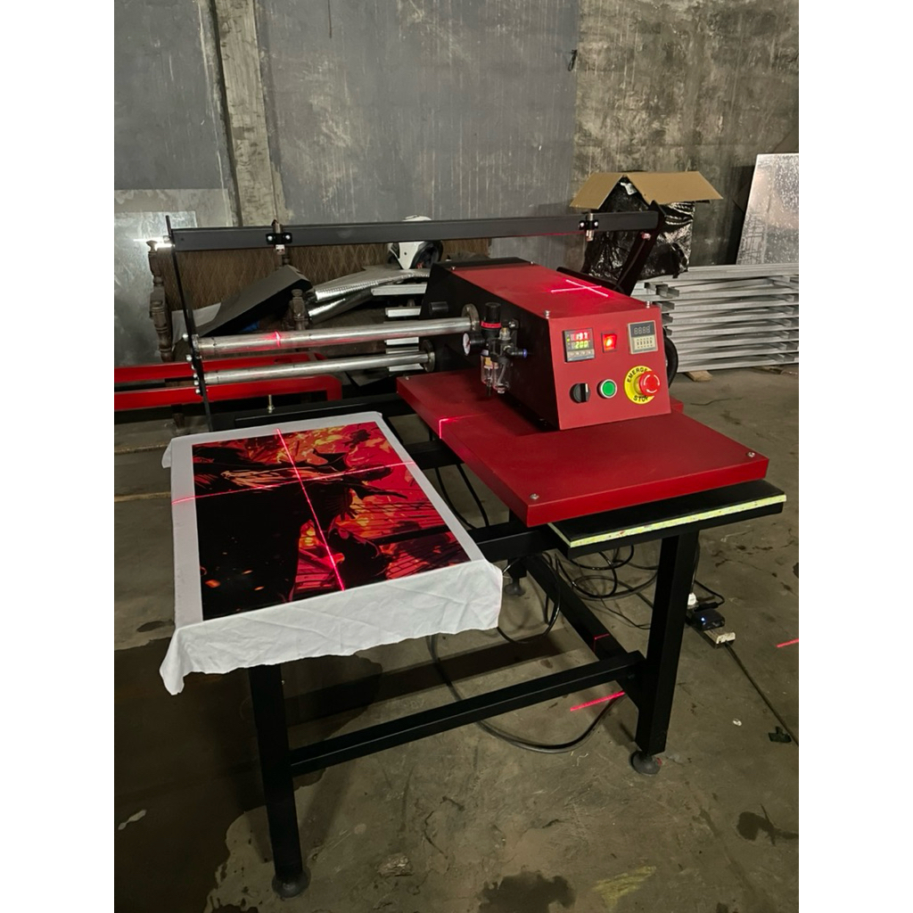 MESIN PRESS SABLON KAOS HIDROLIK 40x60