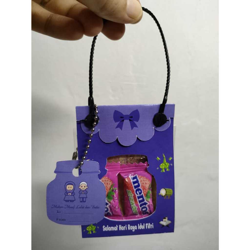 (Pilih Warna) 8pcs Amplop Lebaran Tas, Amplop Lebaran Motif Tas, Amplop Tas