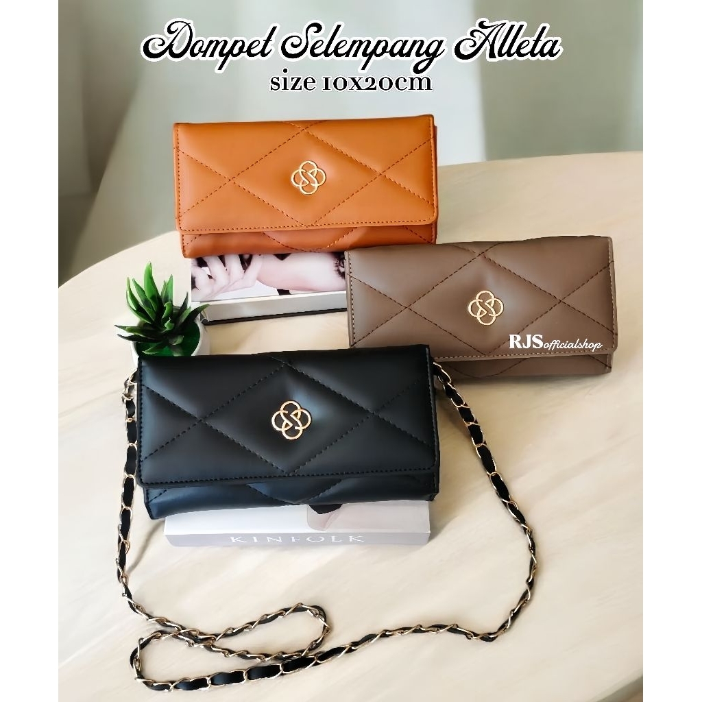 Tas Dompet Selempang Wanita Alleta Muat Hp | Dompet Panjang | Dompet Kartu | Dompet Hp | Dompet vira