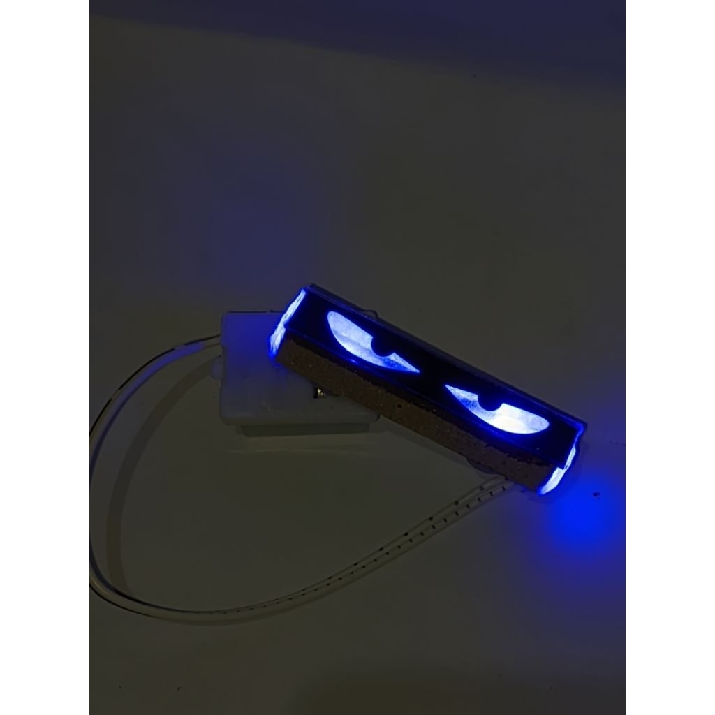 Strobo mata miniatur bus lampu nyala Strobo RGB Strobo mata warna biru