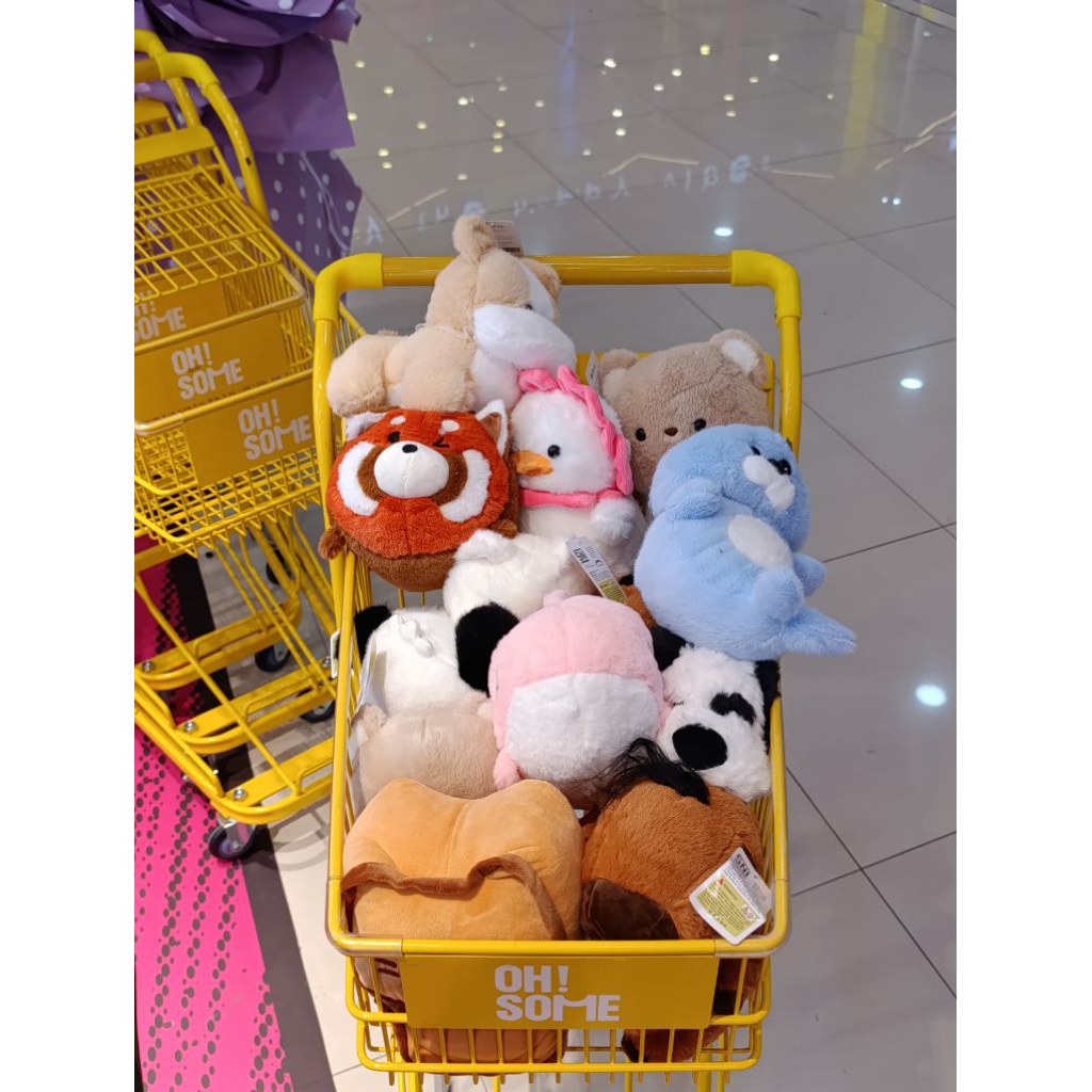 JUAL MURAH!Boneka BARU NO BEKAS!Boneka capit FUNI FUN OH SOME ASLI!,Dijual murah meskipun capit berk