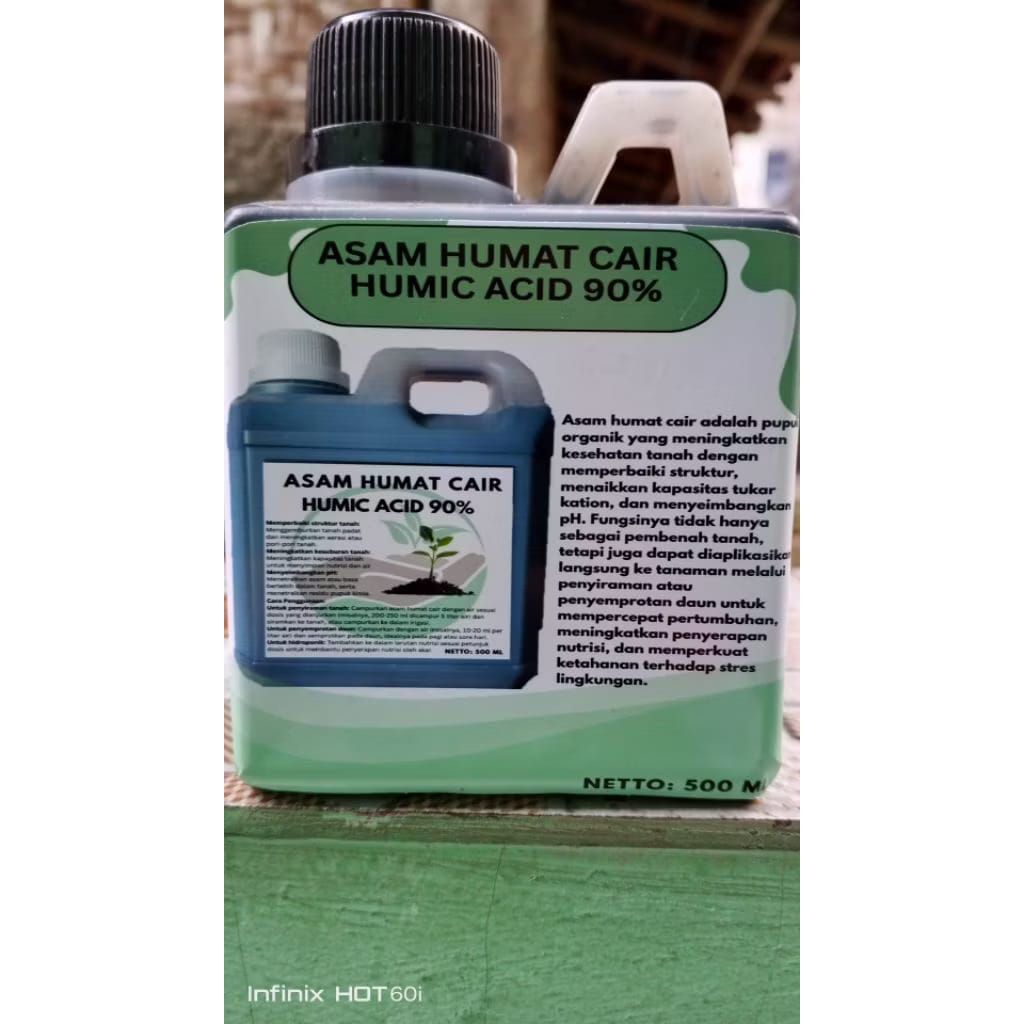 Asam humat cair 500ML /HumicAcid90%