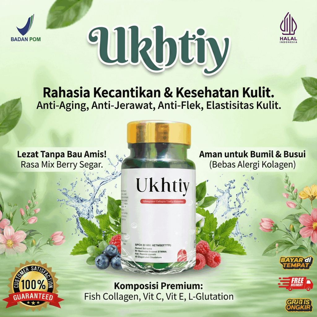 Ukhtiy Collagen Original Pemutih Dan Anti Jerawat