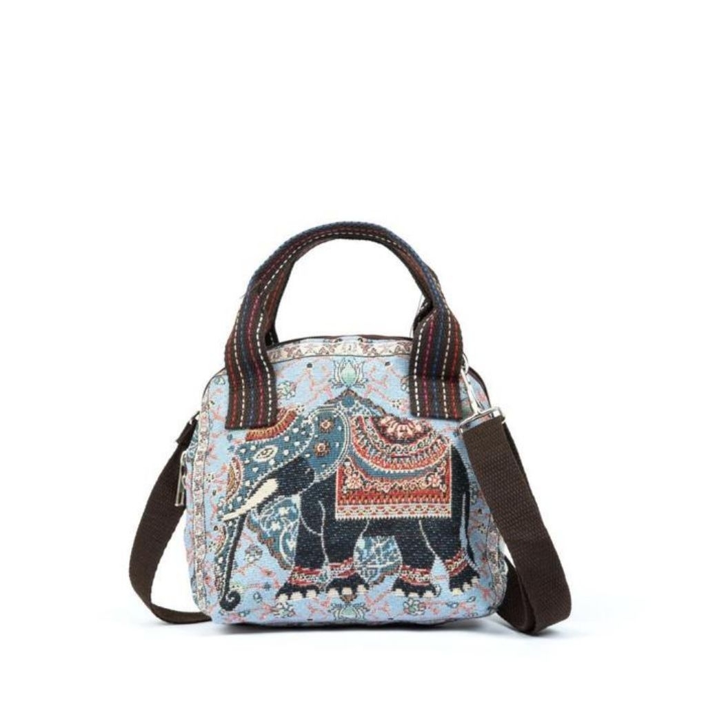 Tas selempang thailand / Tas kanvas thailand KV 1786-2 TAS GAJAH