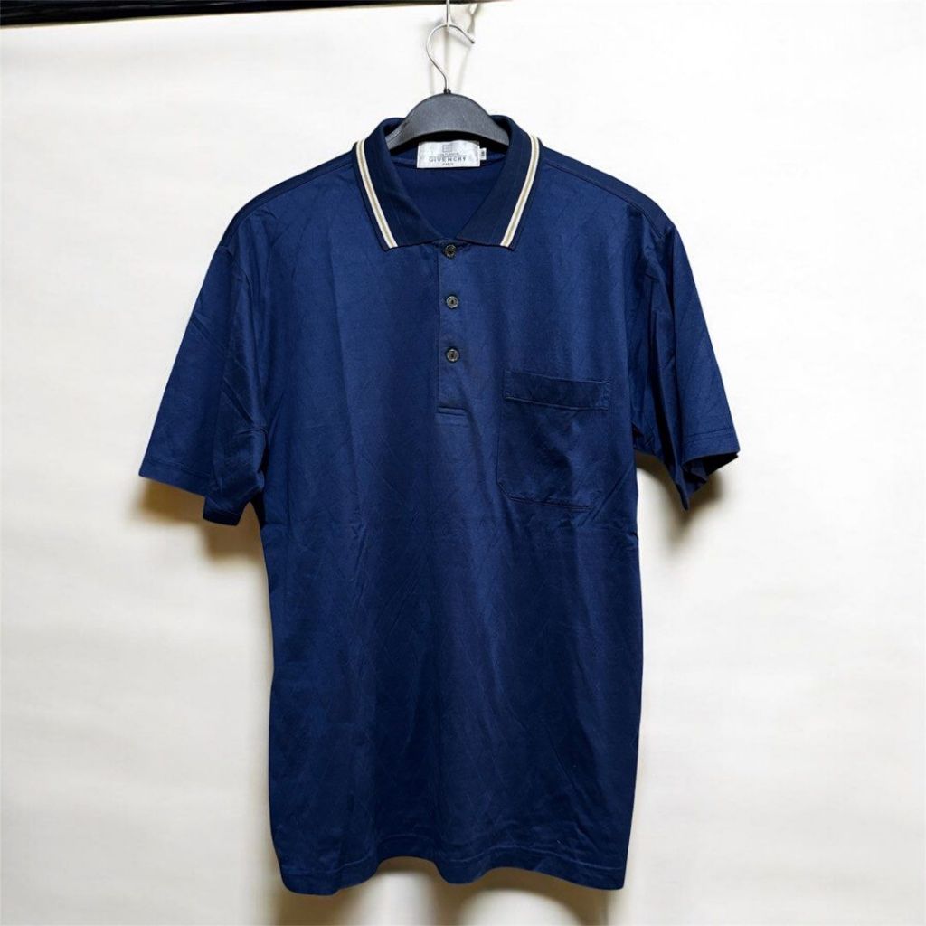 GIVENCHY Paris Vintage Luxury Polo Shirt | kaos kerah