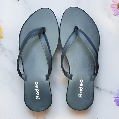 Sandal Jepit Fladeo Wanita Hitam Terbaru/Sandal Wanita Jepit Fladeo Warna Hitam Sandal Teplek