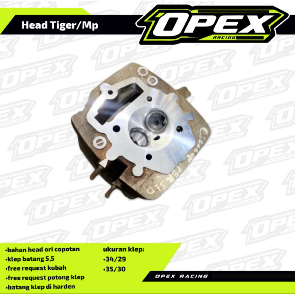 head tiger kop tiger 34/29 35/30 sudutan