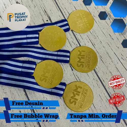 Medali Logam Kuningan • Medali Lomba, Event, Sekolah, Turnamen & Wisuda