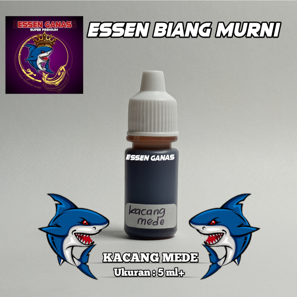 Essen Biang//KACANG MEDE 5 ML// 100%Murni/Bahan Dasar Essen Oplosan/Penguat Aroma Umpan Pancing