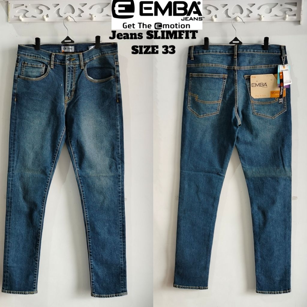 CELANA EMBA CELANA PANJANG JEANS & KATUN ORI SIZE 33 SALE SALE