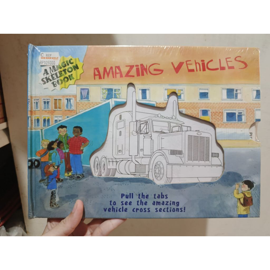 A magic skeleton book amazing vehicles