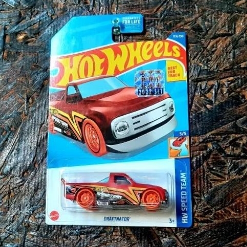 Hot Wheels Draftnator Merah Treasure Hunt Factory Sealed 2022