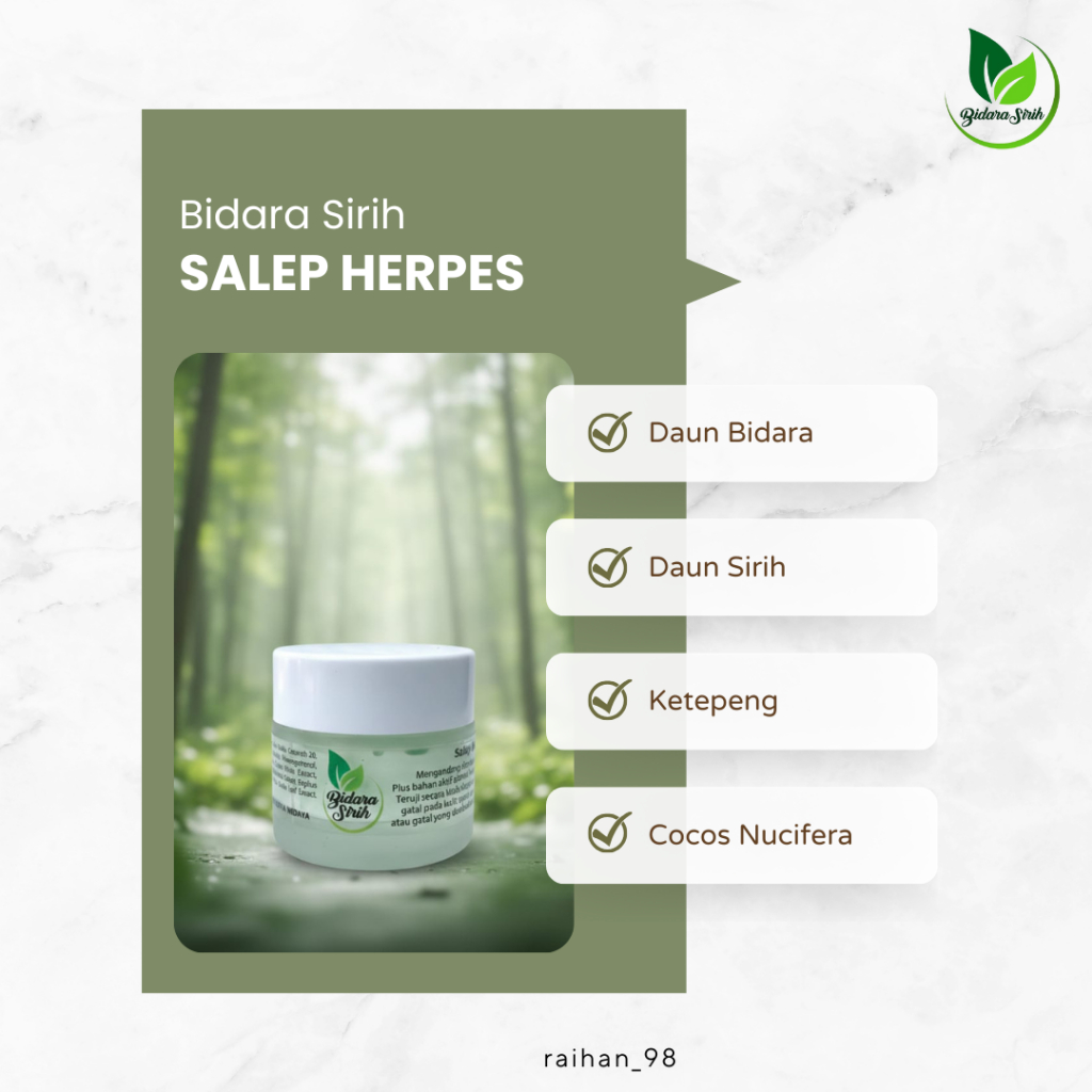 Salep Bidara Atasi Herpes