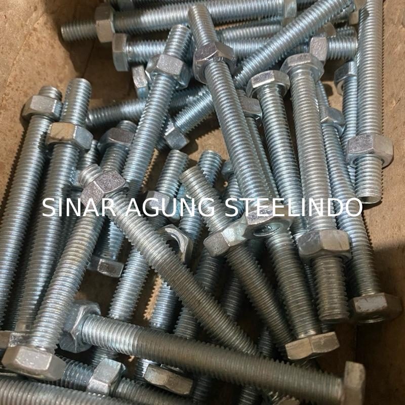 Baut M8 x 80mm Baut Mur / Baut pagar BRC