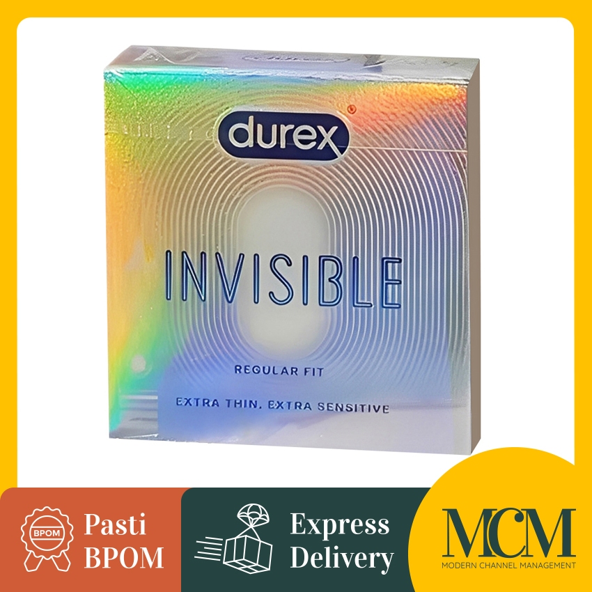 Kondom Durex Invisible isi 2 Pcs - Kondom Tipis Durex