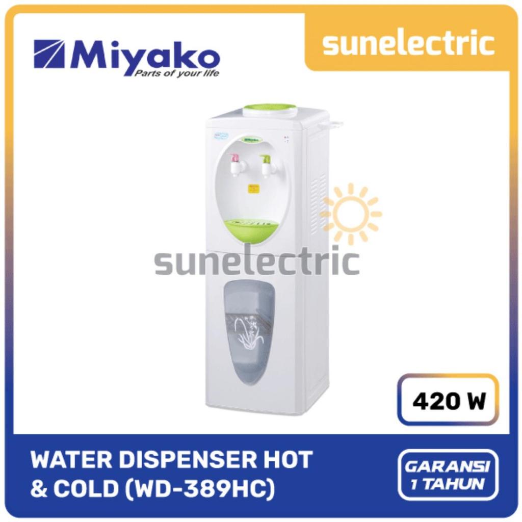 Miyako WD-389 HC Dispenser WD389 HC / WD 389HC / WD389 HC Panas Dingin - Putih