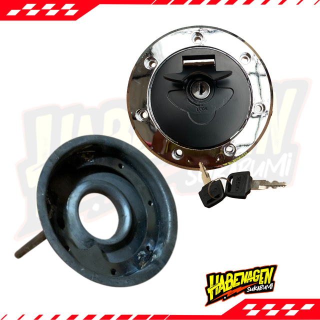 Tutup Tangki Bensin Set Sumuran Ninja 150 R RR S SS 2 Tak Rubahan Cb Tiger Gl Megapro Mp Rx King