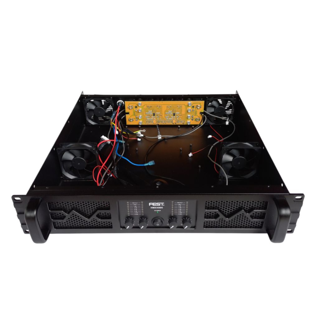 Box Power Builtup 2U 4 Channel Lengkap Aksesoris