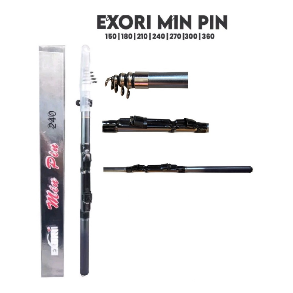 Joran Antena / Telescopic EXORI Min Pin 150180 210 240 270 300 360