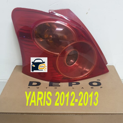 Stoplamp Mika Lampu Belakang Rem Yaris TRD LED Bakpao 2012 2013 DEPO