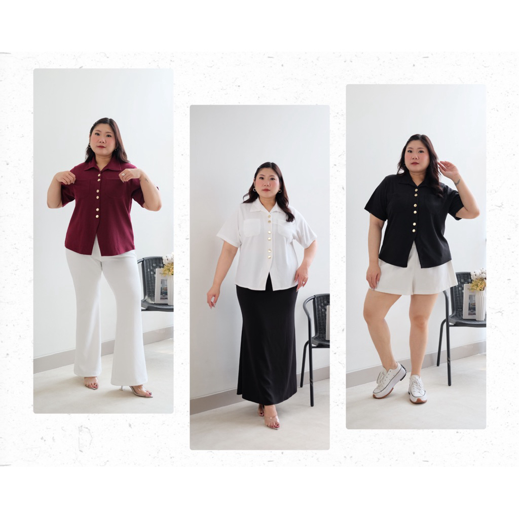 Sulie Blouse Jumbo - Blouse Bigsize - Blouse Jumbo - Atasan Jumbo