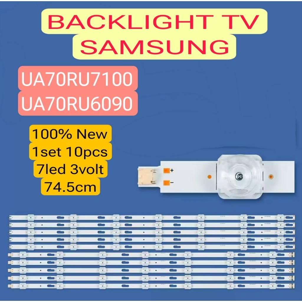 LAMPU LED BACKLIGHT BL TV SAMSUNG 70RU7100K 70RU7100