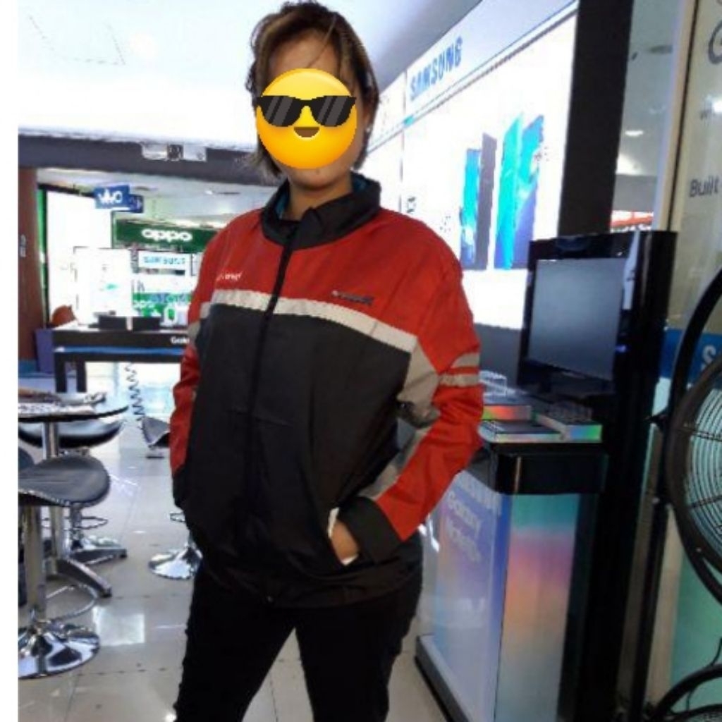 Jaket honda Parasit EMBLEM ALL SIZE 2026 ORI HONDA AHM